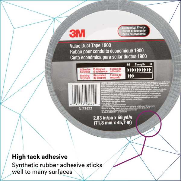 VlueDctTp1900Slvr, 2.83nx50yd5.8m, PK12