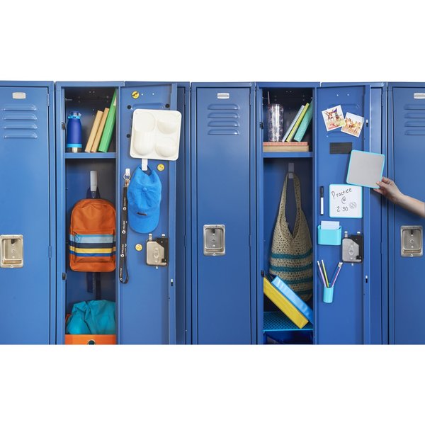 Reclosable Fastener, Disc, Rubber Adhesive, 5/8 in, Black, 15 PK