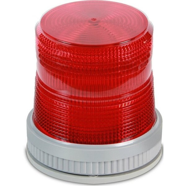 Warning Light, LED, 120VAC, Red, 65 FPM