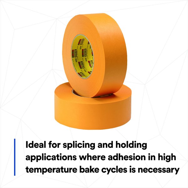 Masking Tape, Orange, 60 yd., PK24