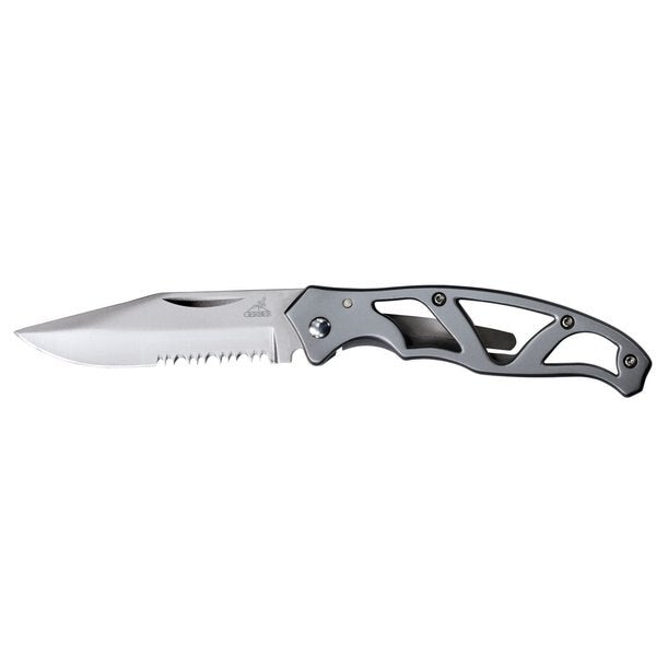 Locking Pocket Knife, Serrated, 2 1/4 In