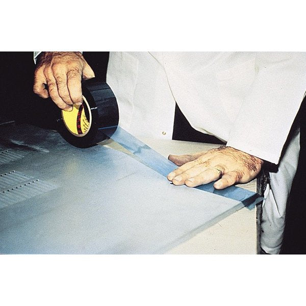 Film Tape, Polyester, Blue, 1In x 72Yd, PK36