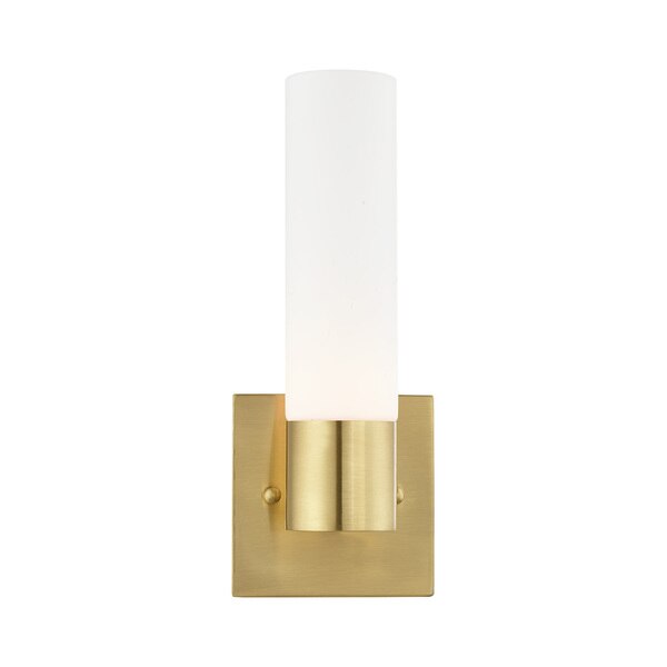 Aero 1 Light Satin Brass ADA Wall Sconce