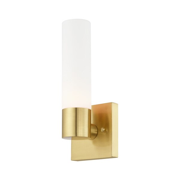 Aero 1 Light Satin Brass ADA Wall Sconce