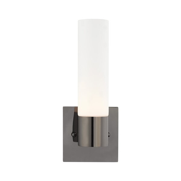Aero 1 Light Black Chrome ADA Wall Sconce