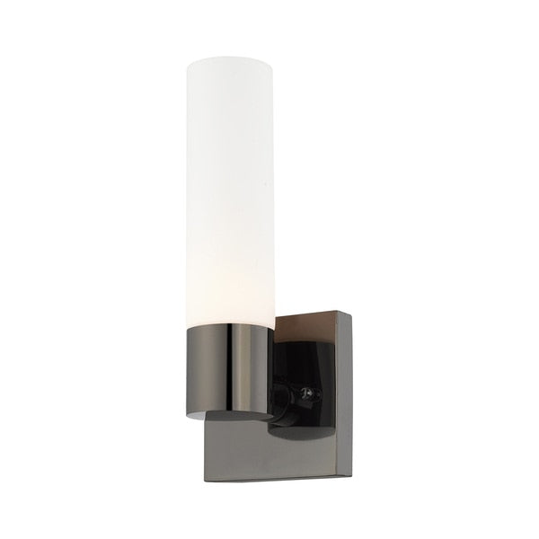 Aero 1 Light Black Chrome ADA Wall Sconce