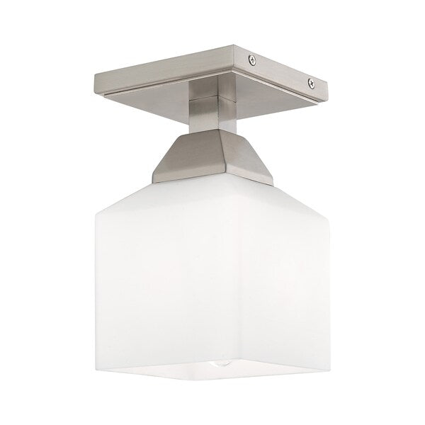 Aragon 1 Light Brushed Nickel Ceiling Mount