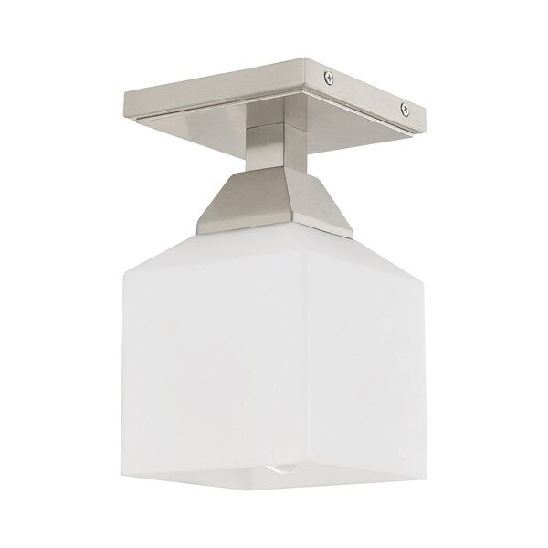 Aragon 1 Light Brushed Nickel Ceiling Mount