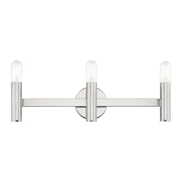 Copenhagen 3 Light Polished Chrome ADA Bath Vanity