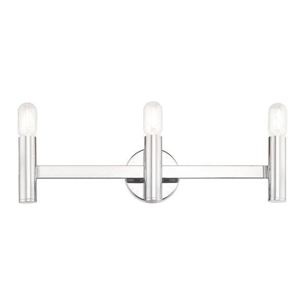 Copenhagen 3 Light Polished Chrome ADA Bath Vanity