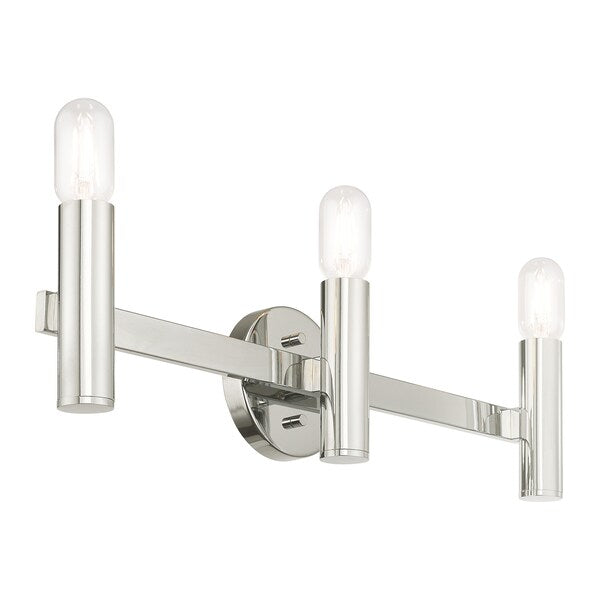 Copenhagen 3 Light Polished Chrome ADA Bath Vanity