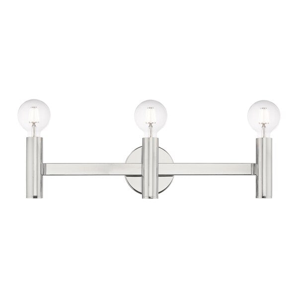 Copenhagen 3 Light Polished Chrome ADA Bath Vanity