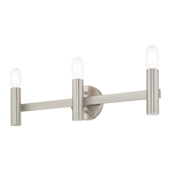 Copenhagen 3 Light Brushed Nickel ADA Bath Vanity