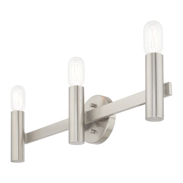 Copenhagen 3 Light Brushed Nickel ADA Bath Vanity