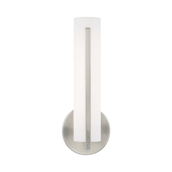 Visby N/A Light Brushed Nickel ADA Wall Sconce