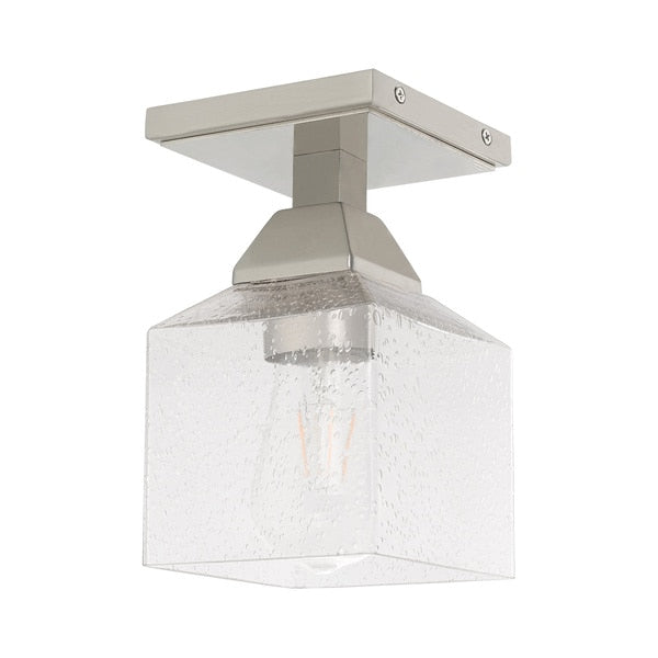 Aragon 1 Light Brushed Nickel Ceiling Mount