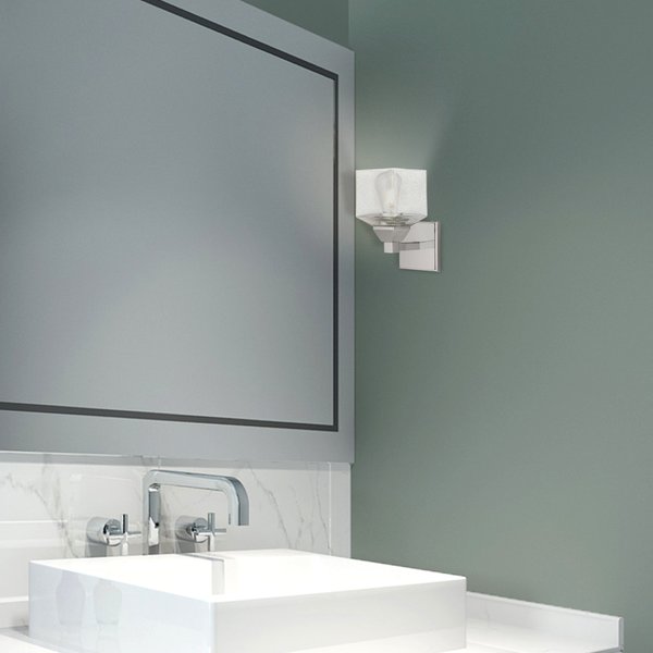 Aragon 1 Light Polished Chrome Wall Sconce