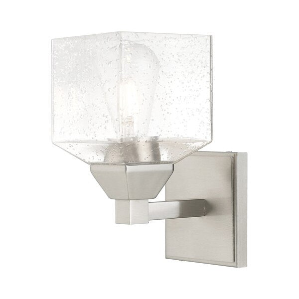 Aragon 1 Light Brushed Nickel Wall Sconc
