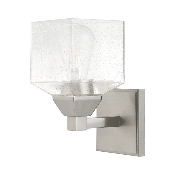 Aragon 1 Light Brushed Nickel Wall Sconc