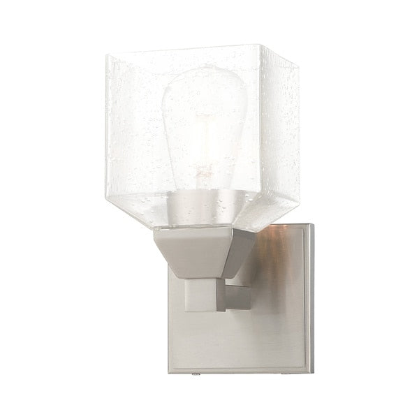 Aragon 1 Light Brushed Nickel Wall Sconc