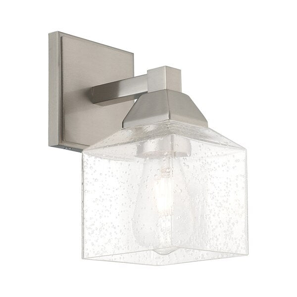 Aragon 1 Light Brushed Nickel Wall Sconc