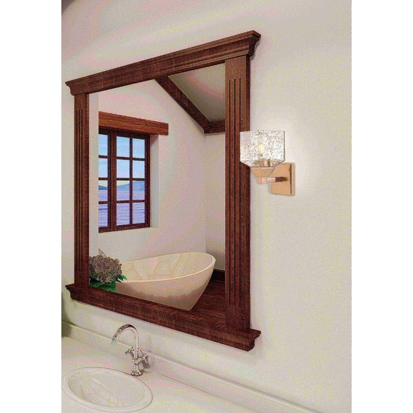 Aragon 1 Light Brushed Nickel Wall Sconc