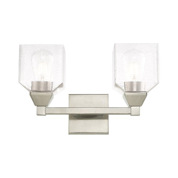 Aragon 2 Light Brushed Nickel Bath Vanity