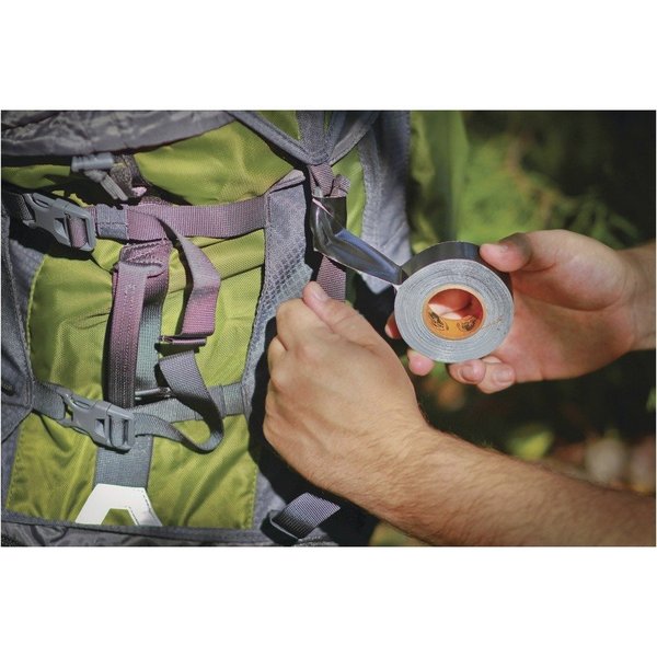 Duct Tape, 1 In x 30 ft, 17 mil, Black