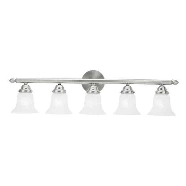 Neptune 5 Light Brushed Nickel Bath Vanity