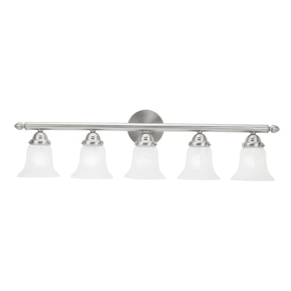 Neptune 5 Light Brushed Nickel Bath Vanity