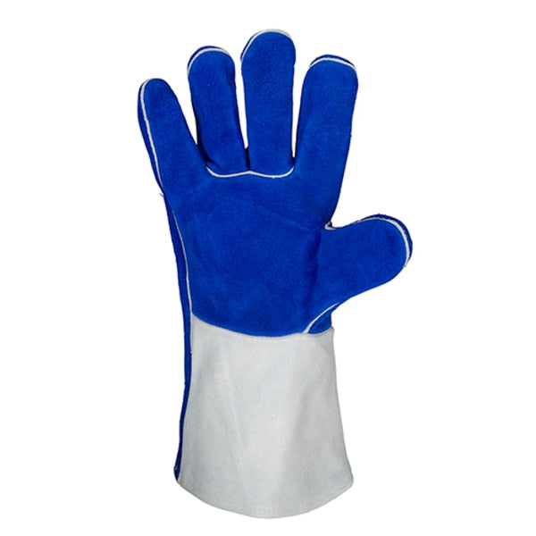 Stick Welding Gloves, Cowhide Palm, L, PR