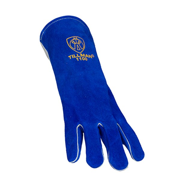 Stick Welding Gloves, Cowhide Palm, L, PR