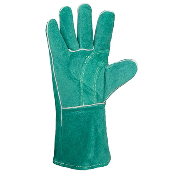 Stick Welding Gloves, Cowhide Palm, L, PR