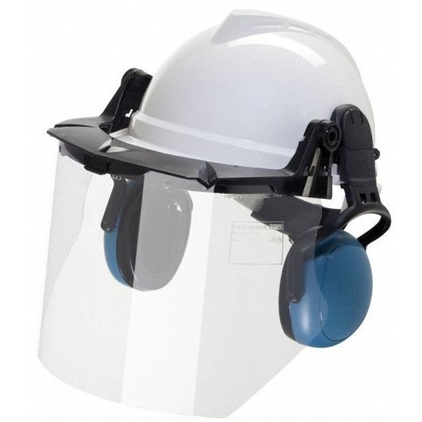 V-Gard Faceshield Frame, Dielectric Protection, Frame, For MSA Slotted Caps, Black