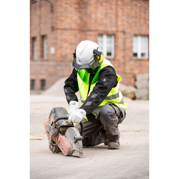 V-Gard Faceshield Frame, Dielectric Protection, Frame, For MSA Slotted Caps, Black