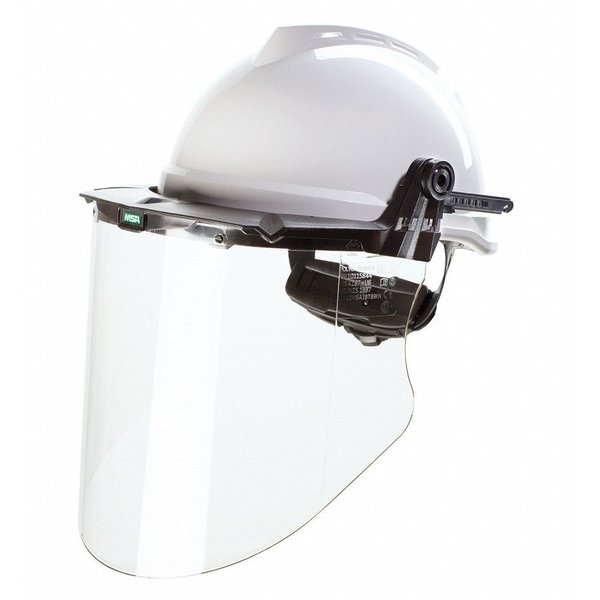 V-Gard Faceshield Frame, Dielectric Protection, Frame, For MSA Slotted Caps, Black