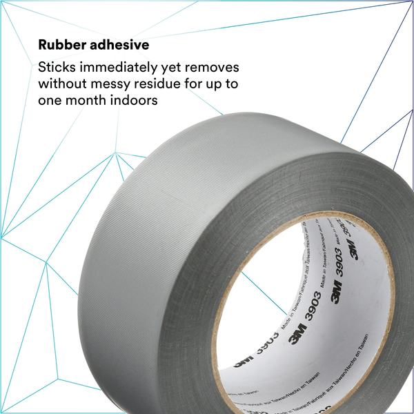 Duct Tape, 2 x 50 yd, 6.5 mil, Gray, Vinyl