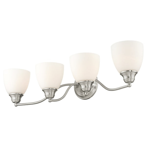 Somerville 4 Light Brushed Nickel Bath Vanity