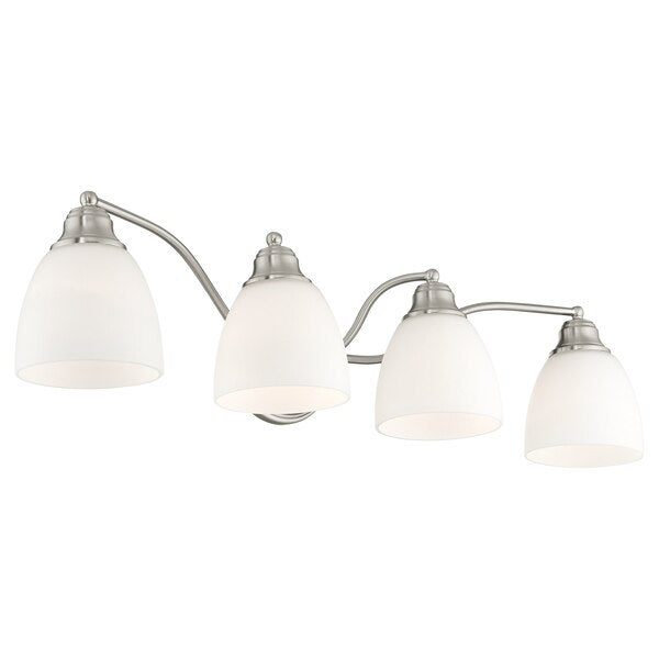 Somerville 4 Light Brushed Nickel Bath Vanity