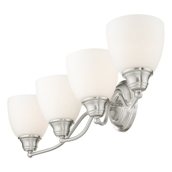 Somerville 4 Light Brushed Nickel Bath Vanity