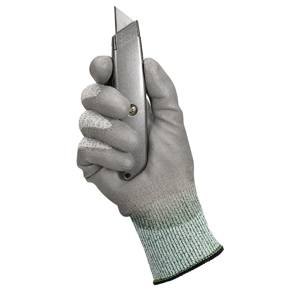 Cut Resist Gloves, M, Gray/Salt Pepper, PR