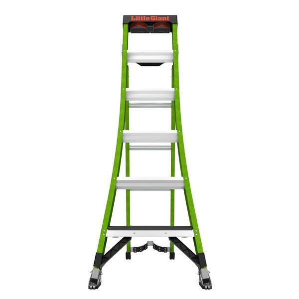 FIBERGLASS COMBINATION LADDER, 3-in-1 All-Access Combination Ladder Configuration, 13 ft