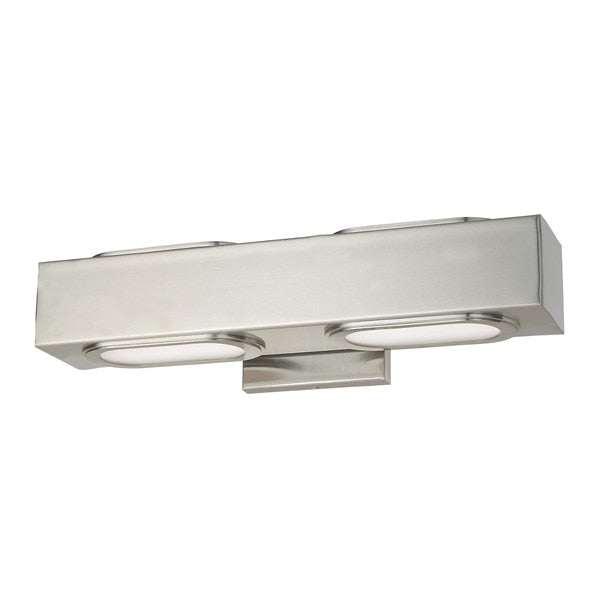 Kimball LED Light Brushed Nickel ADA Bath Vanity