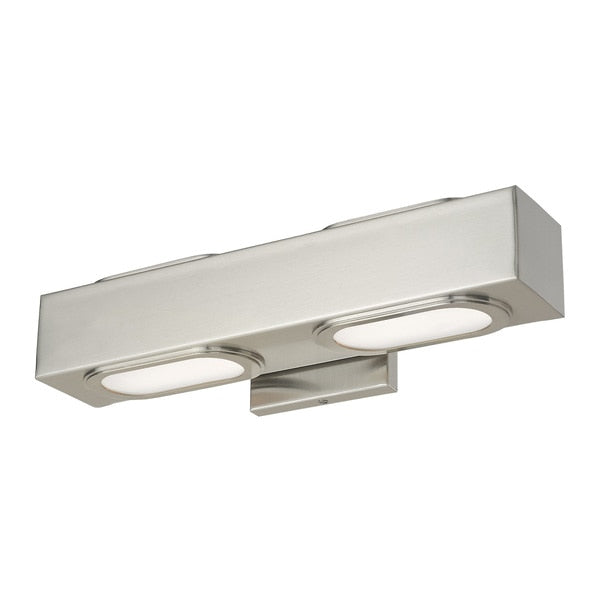 Kimball LED Light Brushed Nickel ADA Bath Vanity