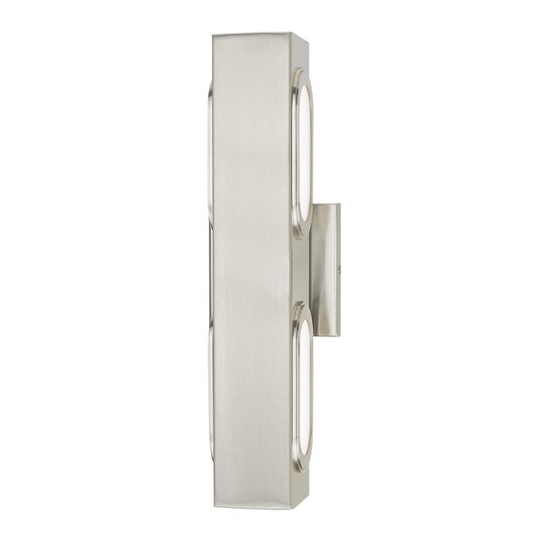 Kimball LED Light Brushed Nickel ADA Bath Vanity