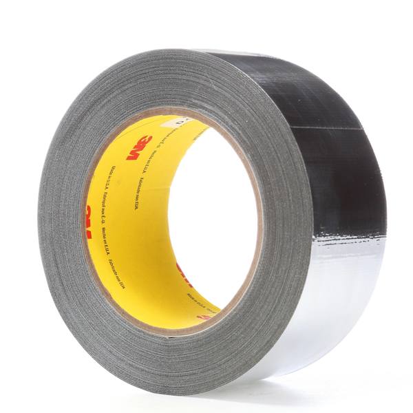 Glass Foil Tape, 2 in x 37yd, Silver, PK24
