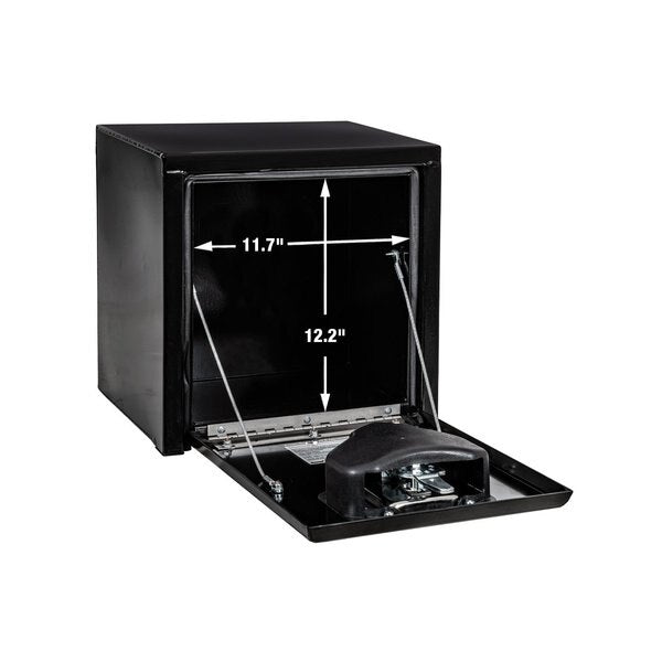 Blk Steel Underbody Truck Box W/T-Handle