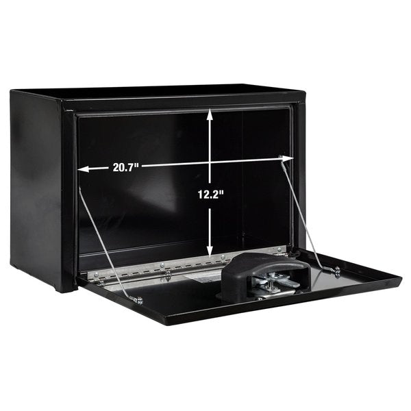 Blk Steel Underbody Truck Box W/ T-Handl