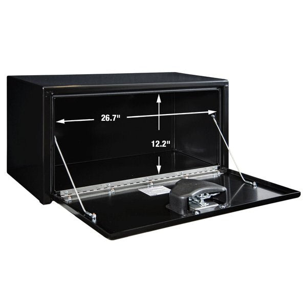 Blk Steel Underbody Truck Box W/T-Handle