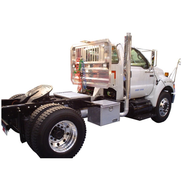 Truck Box, Underbody, Diamond Tread Aluminum, 18
